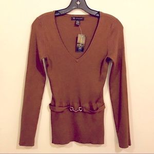 NWT INC silk sweater sz M